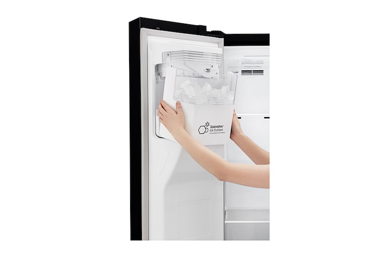 LG Smart Refrigerator with Large Capacity and Non Plumbed Water, GSL761WBXV